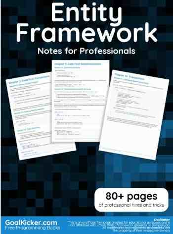 Entity Framework Notes For Professionals