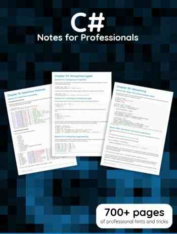 C# Notes For Professionals